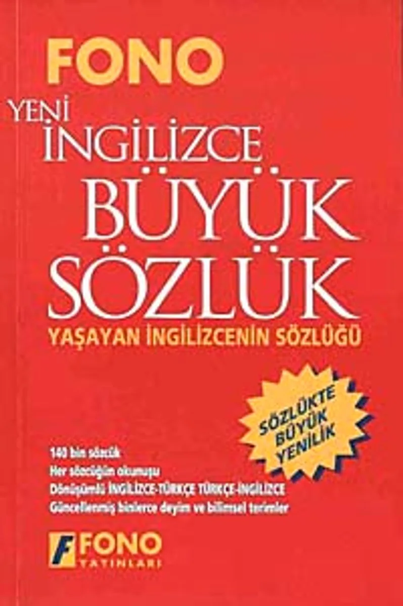 Yeni İngilizce Büyük Sözlük Yaşayan İngilizcenin Sözlüğü