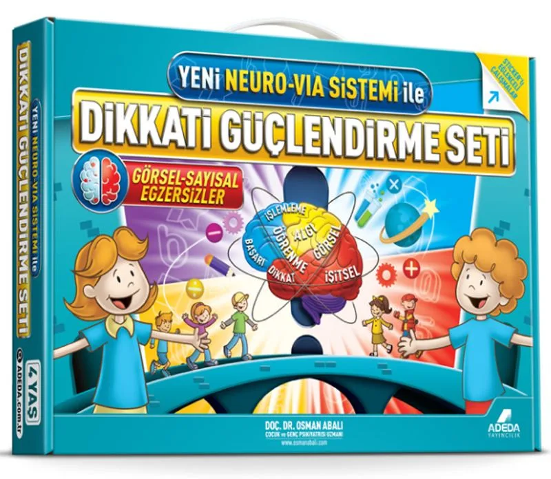 Yeni Neuro-Vıa Sistemi ile Dikkati Güçlendirme Seti (4 Yaş) (3 Kitap)