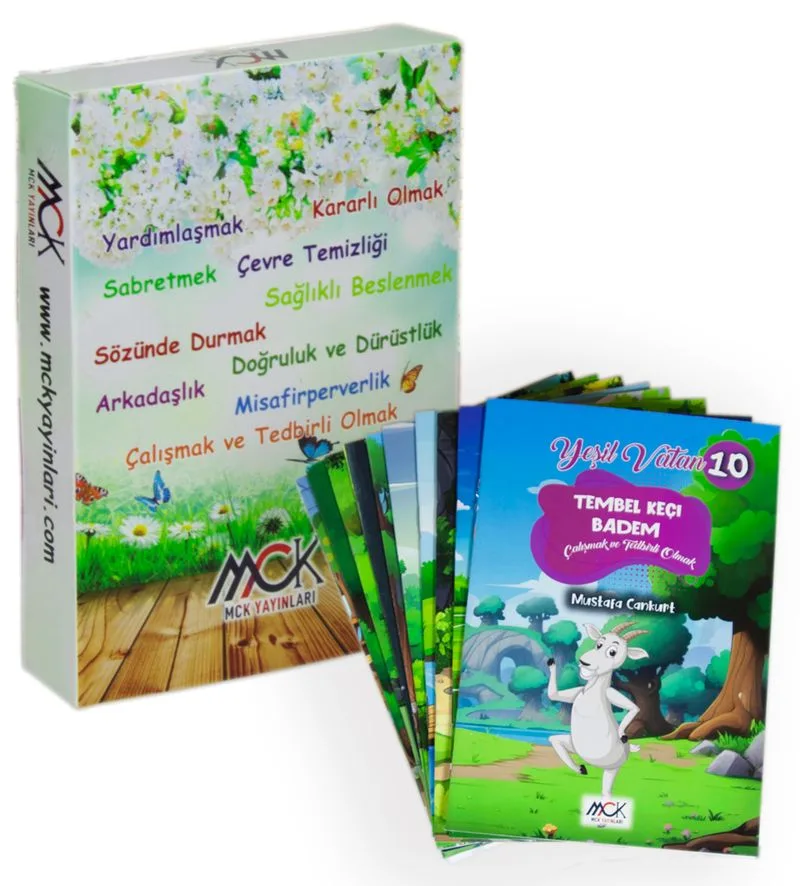 Yeşil Vatan Serisi (10 Kitap Set) Resimli Hikaye (1.Sınıflar İçin)