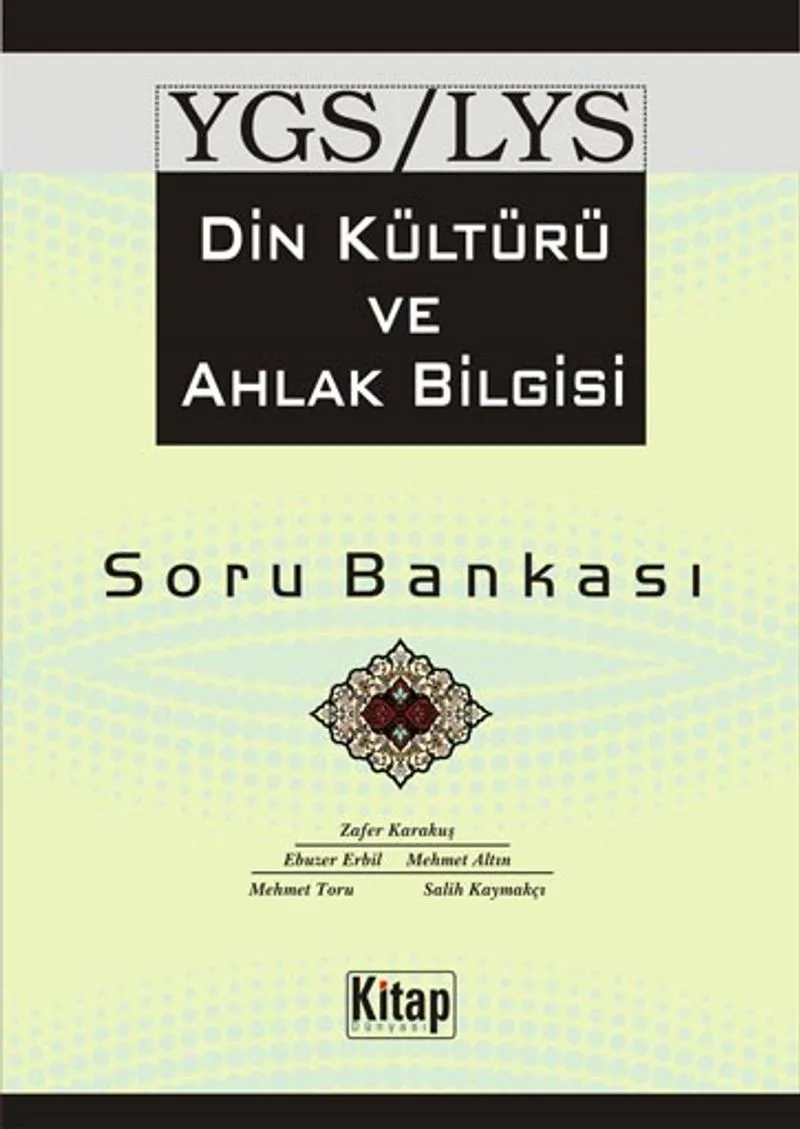 YGS-LYS Din Kültürü ve Ahlak Bilgisi Soru Bankası