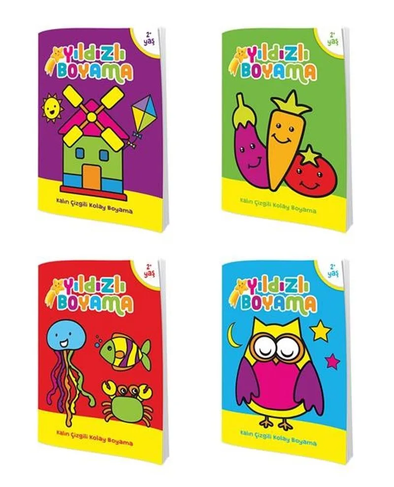 Yıldızlı Boyama (4 Kitap)