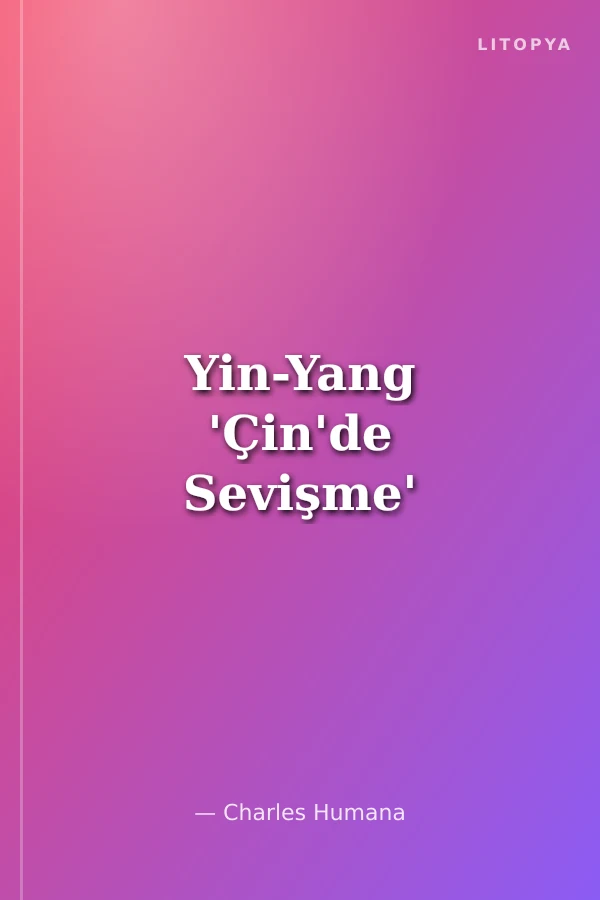 Yin-Yang 'Çin'de Sevişme'
