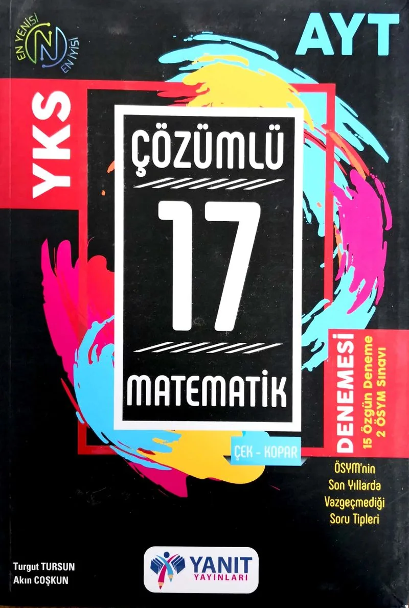 YKS AYT Matematik Çözümlü 17 Çek Kopar Denemesi