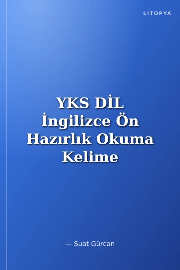 YKS DİL İngilizce Ön Hazırlık Okuma Kelime Canavarı 6