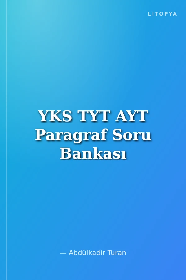 YKS TYT AYT Paragraf Soru Bankası