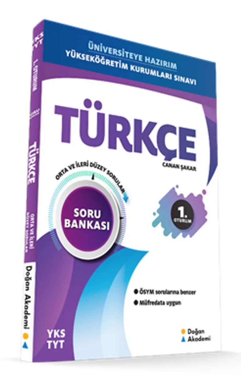 YKS-TYT Türkçe Soru Bankası Orta-İleri Düzey