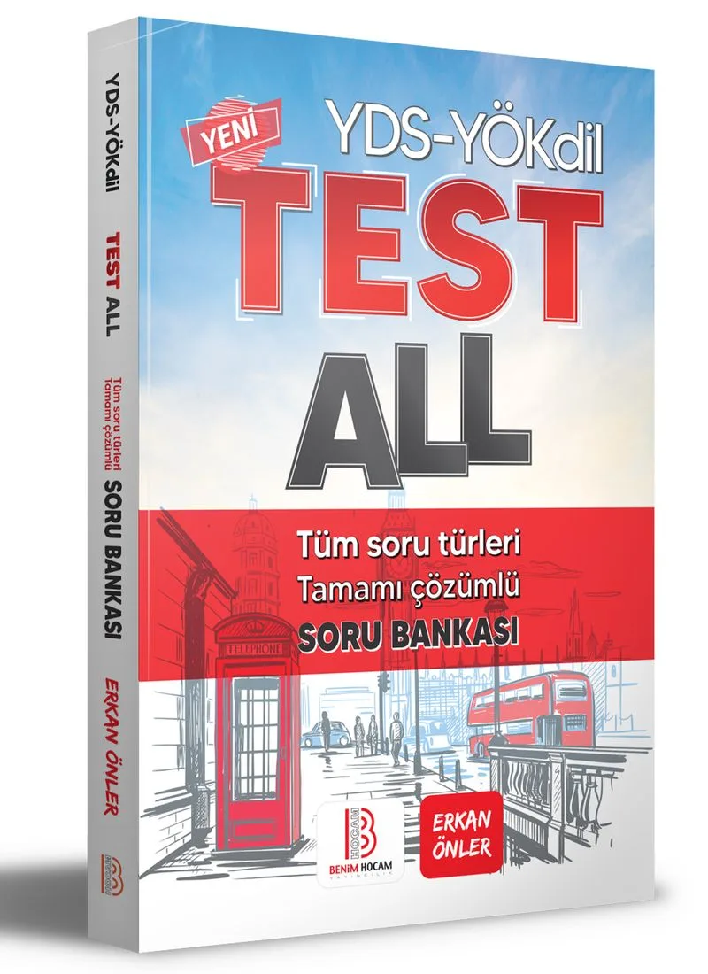 YÖKDİL - YDS Test All Tüm Soru Türleri Özgün Soru Bankası