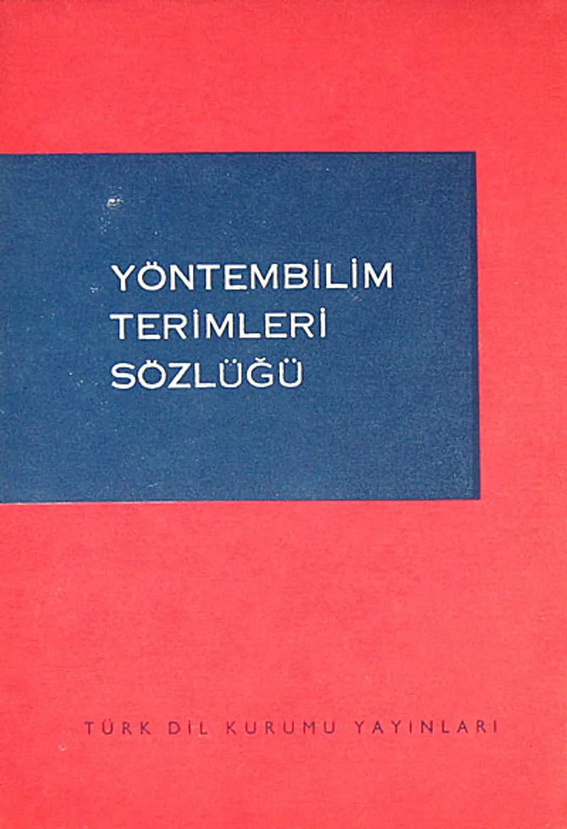 Yöntembilim Terimleri Sözlüğü (1-A-10)
