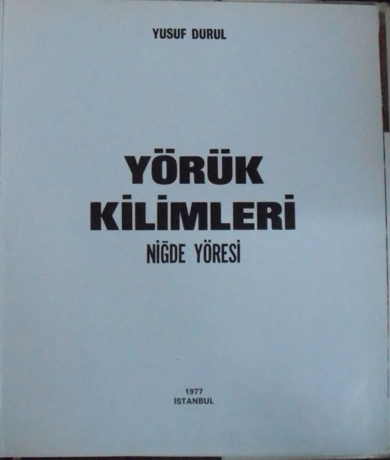 Yörük Kilimleri / Niğde Yöresi Kod:20-F-19
