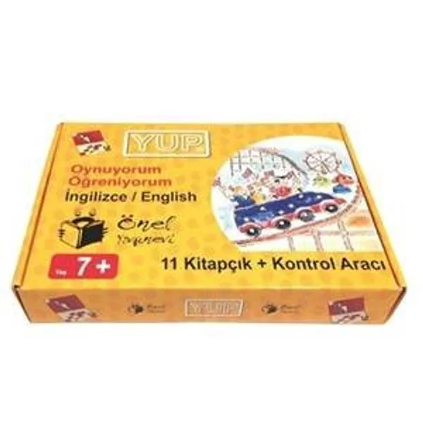 YUP 7+ Yaş Oyunuyorum Öğreniyorum İngilizce / English (11 Kitapçık+Kontrol Aracı)