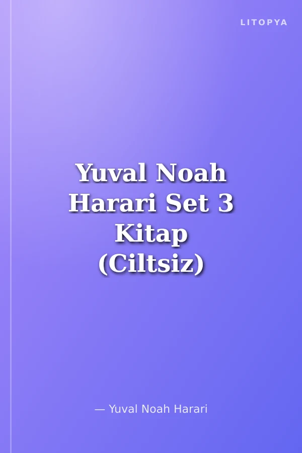 Yuval Noah Harari Set 3 Kitap (Ciltsiz)