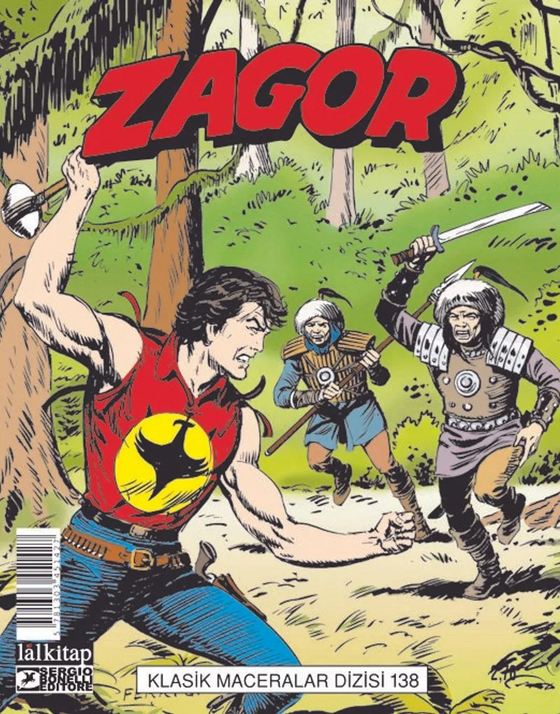 Zagor Klasik Maceralar Cilt 138 / Sarı Gölgeler-Siyah Ayna-Gömülmüş Dehşet-Dehşet Dağları