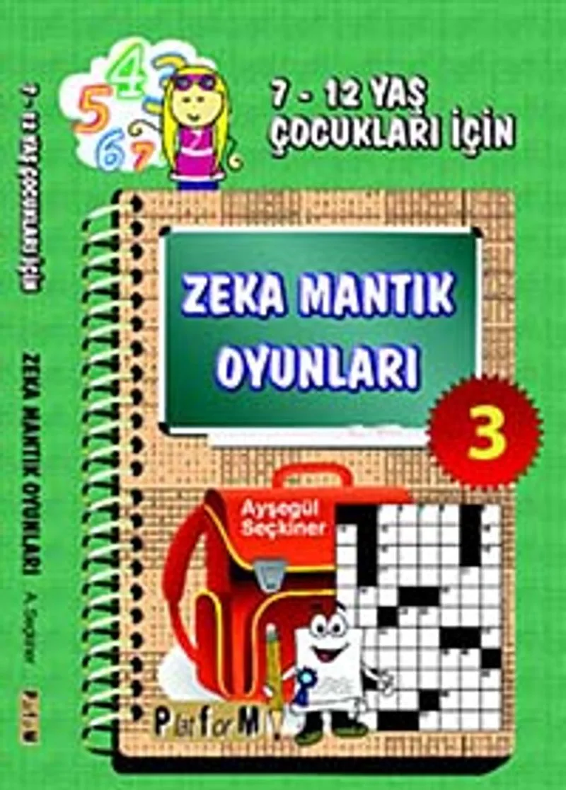 Zeka Mantık Oyunları 3 7- 12 Yaş Çocukları İçin