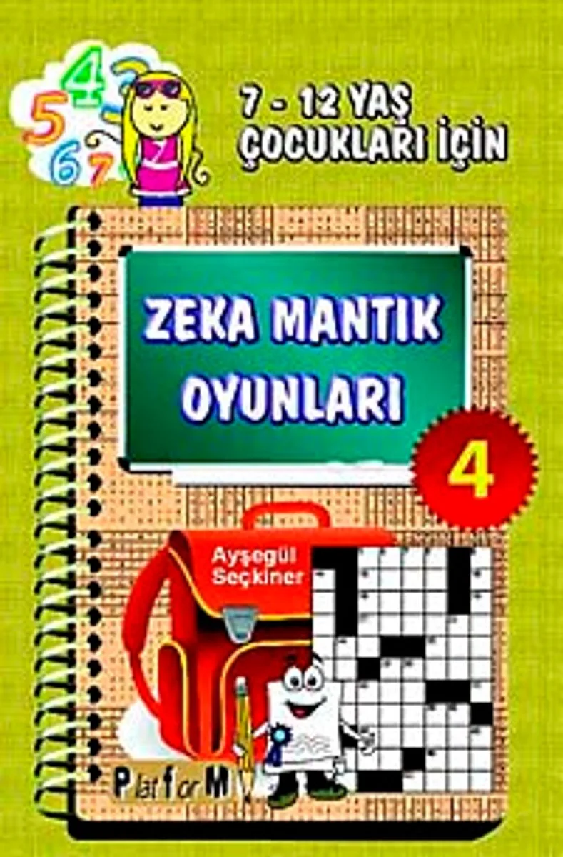 Zeka Mantık Oyunları 4 7- 12 Yaş Çocukları İçin
