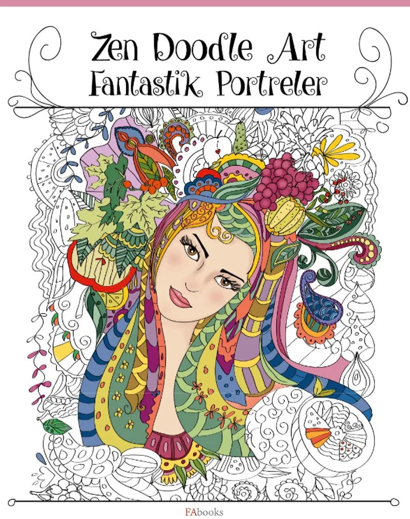 Zen Doodle Art Fantastik Portreler