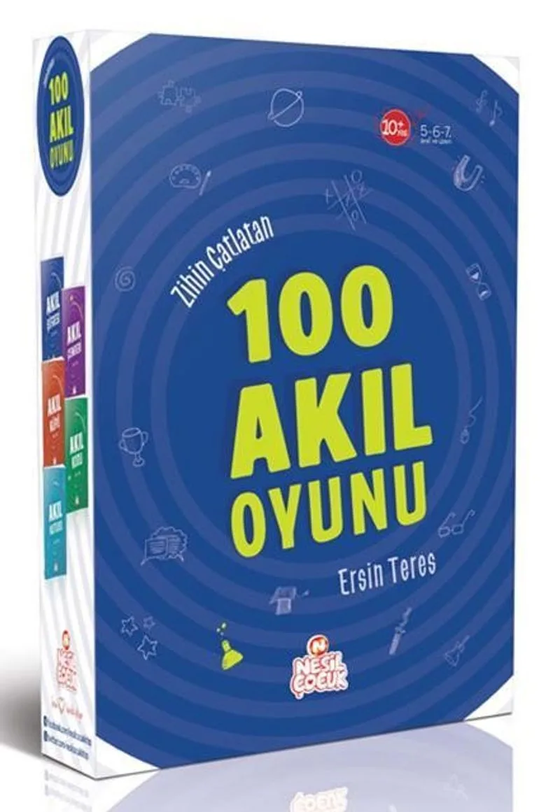 Zihin Çatlatan 100 Akıl Oyunu(5 Kitap)