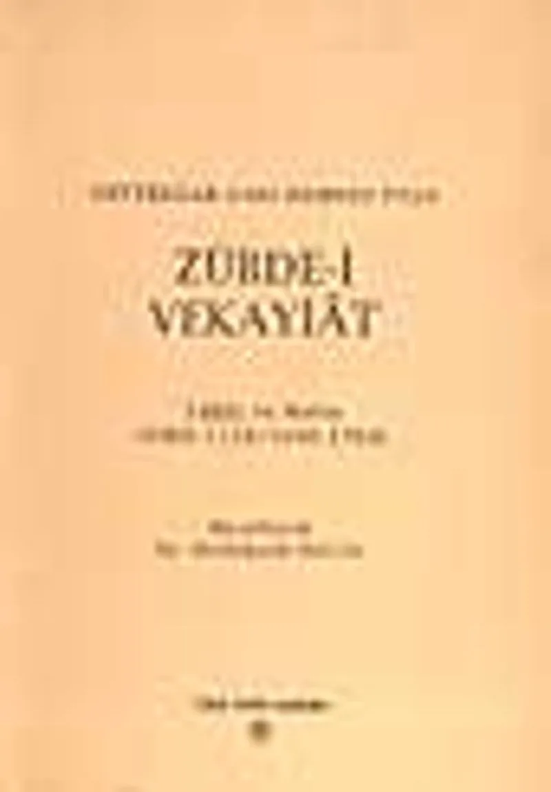 Zübdei Vekayiat